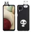 Силиконовый (TPU) чехол UniCase 3D Cartoon Pattern для Samsung Galaxy A12 (A125) / A12 Nacho (A127) / M12 (M127) - Black/Panda (260387E)