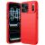 Силиконовый (TPU) чехол UniCase Carbon для iPhone 18 Pro - Red: фото 1 из 9