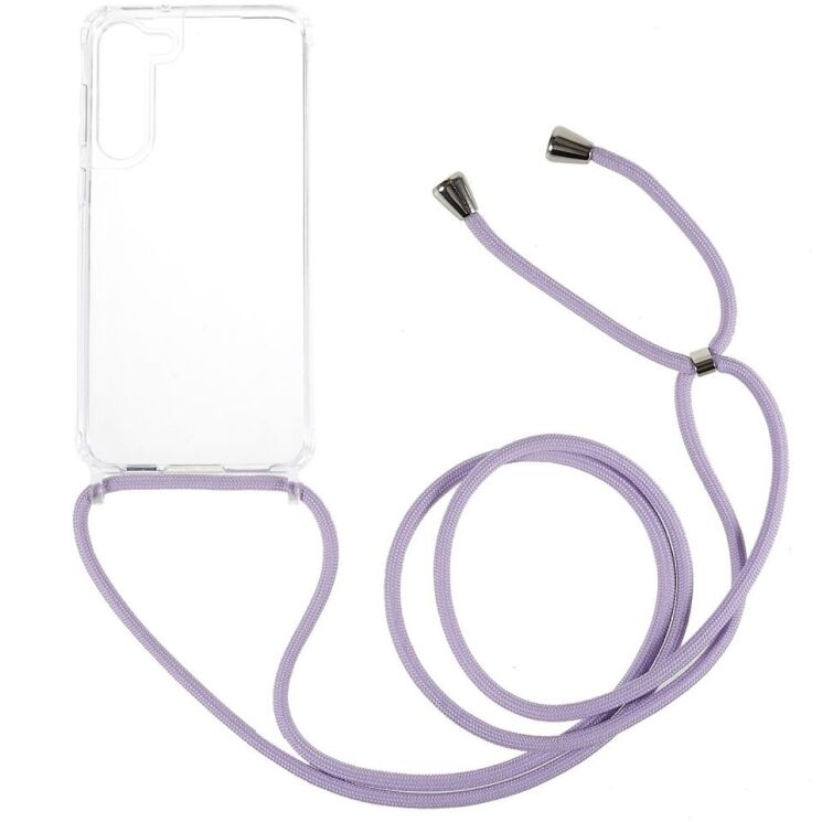 Силиконовый (TPU) чехол UniCase Carrying AirBag для Samsung Galaxy S23 (S911) - Purple: фото 1 из 6
