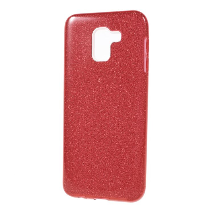 Силиконовый (TPU) чехол UniCase Glitter Cover для Samsung Galaxy J6 2018 (J600) - Red: фото 2 из 4