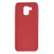 Силиконовый (TPU) чехол UniCase Glitter Cover для Samsung Galaxy J6 2018 (J600) - Red (178330R). Фото 1 из 4