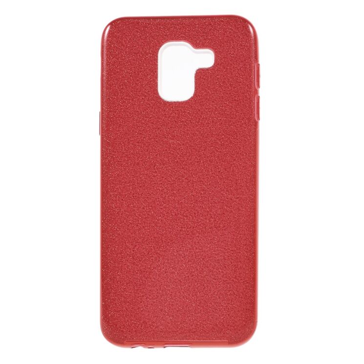 Силиконовый (TPU) чехол UniCase Glitter Cover для Samsung Galaxy J6 2018 (J600) - Red: фото 1 из 4