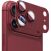 Скло на камеру Deexe MonoShield Camera Protect для iPhone 18 Pro - Red: фото 1 з 6