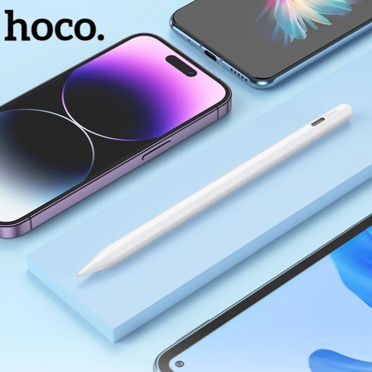 Стилус Hoco GM109 Universal Capacitive Pen - White: фото 13 з 15
