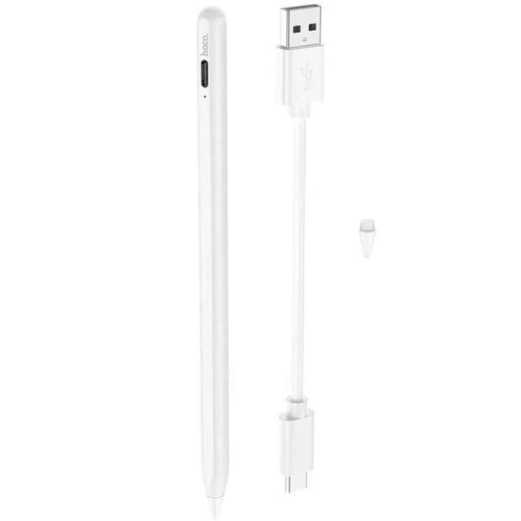 Стилус Hoco GM109 Universal Capacitive Pen - White: фото 6 з 15