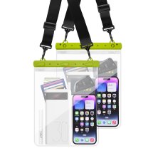 Вологозахисний чохол Deexe Waterproof Dry Case - Fluorescent Green: фото 1 з 6