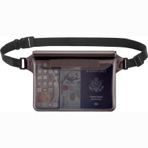 Влагозащитный чехол UniCase Swimming Bag - Transparent / Black: фото 1 из 10
