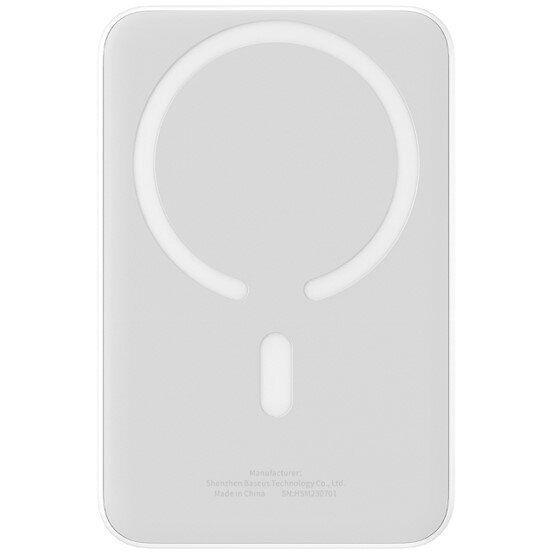 Зовнішній акумулятор Baseus Magnetic Mini Air 20W (10000mAh) P10059001313 - Stellar White: фото 5 з 33