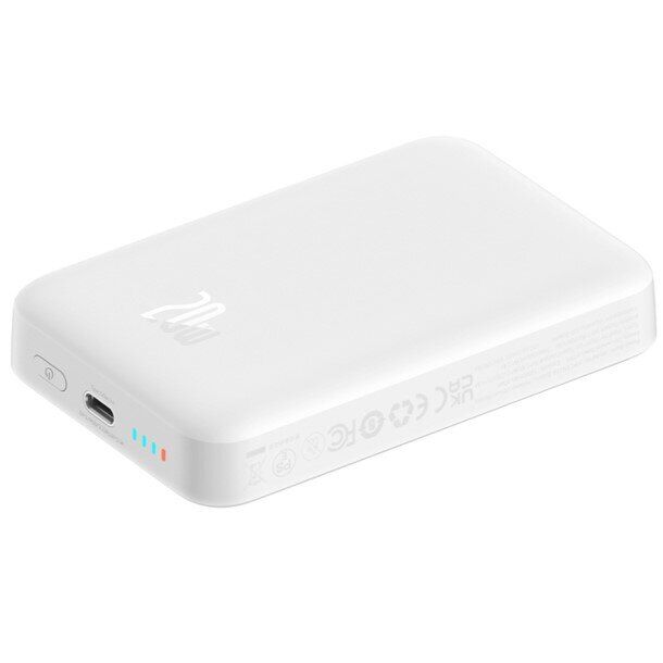 Зовнішній акумулятор Baseus Magnetic Mini Air 20W (10000mAh) P10059001313 - Stellar White: фото 10 з 33