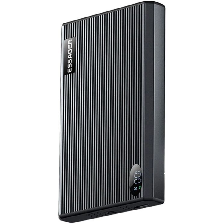 Зовнішній акумулятор ESSAGER Shining Magnetic 20W (10000mAh) EDY1W-SY0G-Z - Black (995773B) Зовнішній акумулятор ESSAGER Shining Magnetic 20W (10000mAh) EDY1W-SY0G-Z - Black: фото 1 з 9