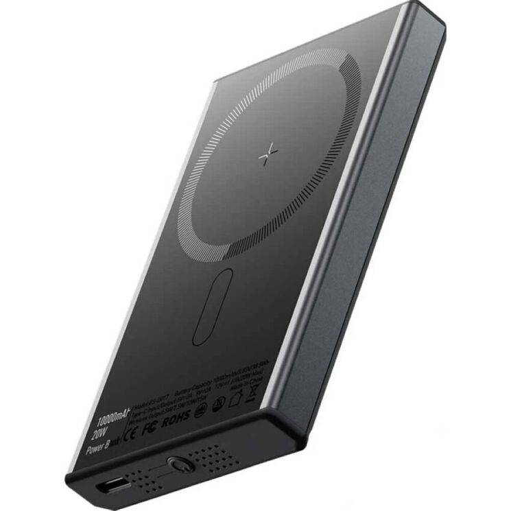 Зовнішній акумулятор ESSAGER Shining Magnetic 20W (10000mAh) EDY1W-SY0G-Z - Black (995773B) Зовнішній акумулятор ESSAGER Shining Magnetic 20W (10000mAh) EDY1W-SY0G-Z - Black: фото 2 з 9