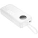 Зовнішній акумулятор Hoco J132A Sabio 22.5W+PD20W (20000mAh) - White (995452W). Фото 2 з 6