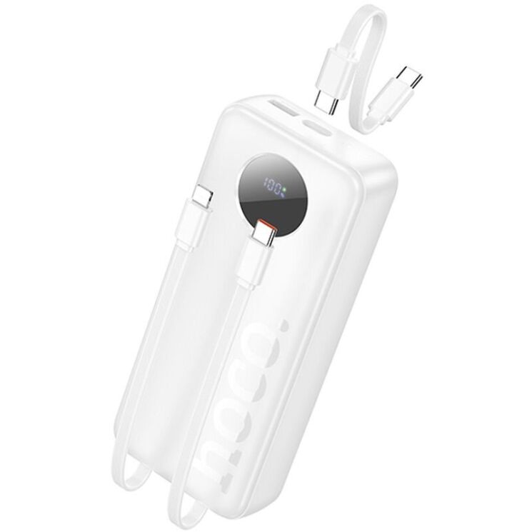Зовнішній акумулятор Hoco J132A Sabio 22.5W+PD20W (20000mAh) - White: фото 1 з 6