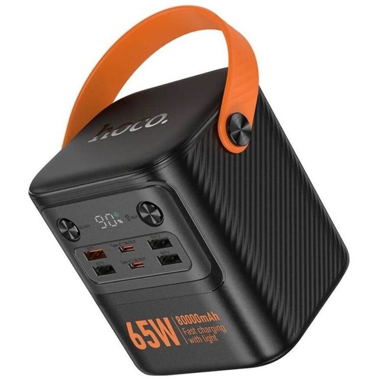 Зовнішній акумулятор Hoco J152 Pro PD65W (80000mAh) - Black: фото 3 з 9