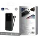 Зовнішній акумулятор WIWU Wi-P081 22.5W (10000mAh) + кабель Type-C + Lightning - Black (995599B). Фото 6 з 6