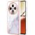 Захисний чохол Deexe Marble Case для OPPO Reno 12 F/FS - White: фото 1 из 6