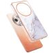 Захисний чохол Deexe Marble Case для OPPO Reno 12 F/FS - White (360131W). Фото 2 из 6