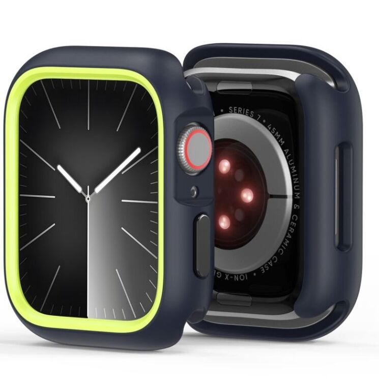 Захисний чохол Dux Ducis Bamo Series для Apple Watch 10 42 mm - Midnight Green: фото 2 из 10