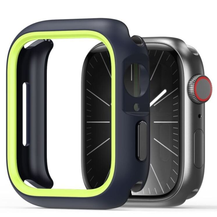 Захисний чохол Dux Ducis Bamo Series для Apple Watch 10 42 mm - Midnight Green: фото 1 из 10