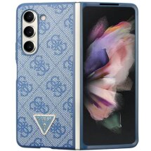 Защитный чехол Guess Leather Triangle для Samsung Galaxy Fold 5 - Blue: фото 1 из 7