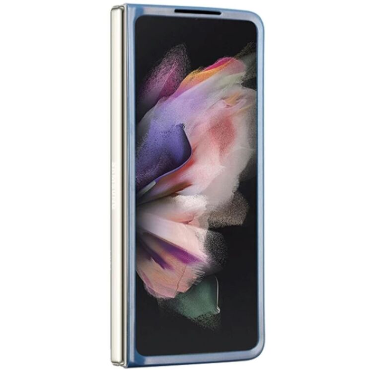 Защитный чехол Guess Leather Triangle для Samsung Galaxy Fold 5 - Blue: фото 5 из 7