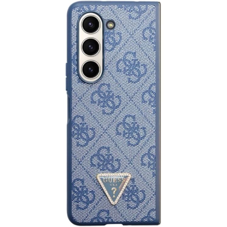 Защитный чехол Guess Leather Triangle для Samsung Galaxy Fold 5 - Blue: фото 2 из 7