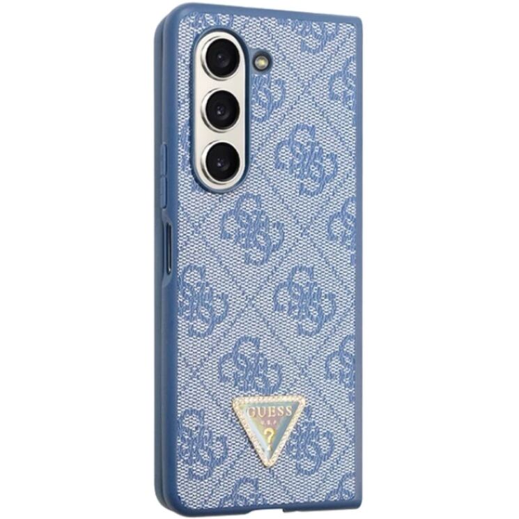 Защитный чехол Guess Leather Triangle для Samsung Galaxy Fold 5 - Blue: фото 3 из 7