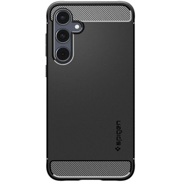 Защитный чехол Spigen (SGP) Rugged Armor для Samsung Galaxy A55 (A556) - Matte Black: фото 2 из 16