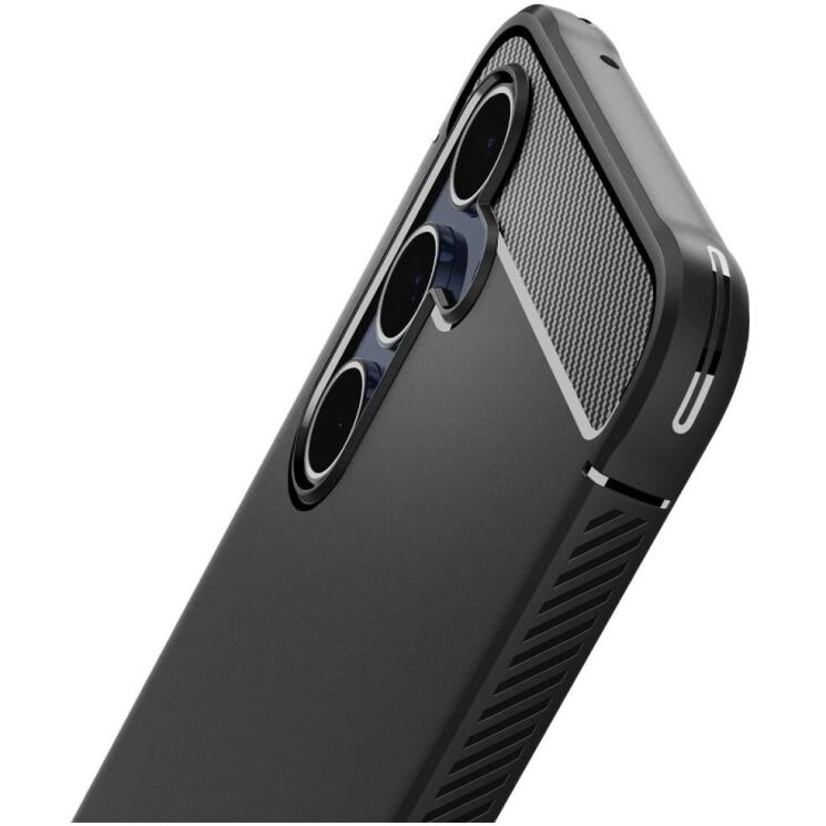 Защитный чехол Spigen (SGP) Rugged Armor для Samsung Galaxy A55 (A556) - Matte Black: фото 4 из 16