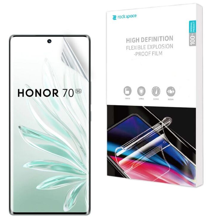 Защитная пленка на экран RockSpace Explosion-Proof SuperClear для Honor 70: фото 1 из 10