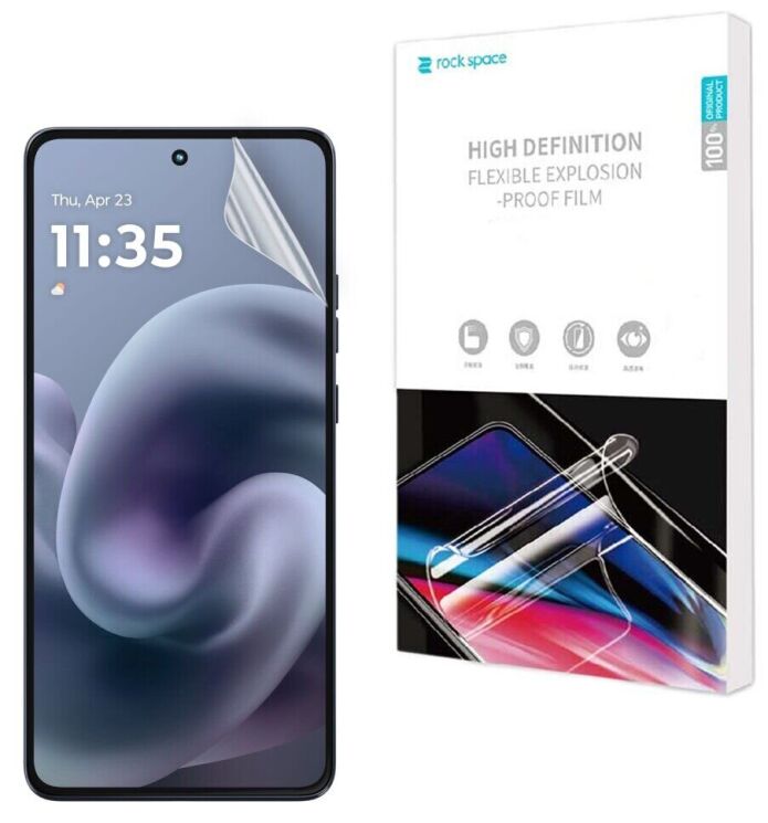 Захисна плівка на екран RockSpace Explosion-Proof SuperClear для Motorola Moto G86 Power: фото 1 з 10