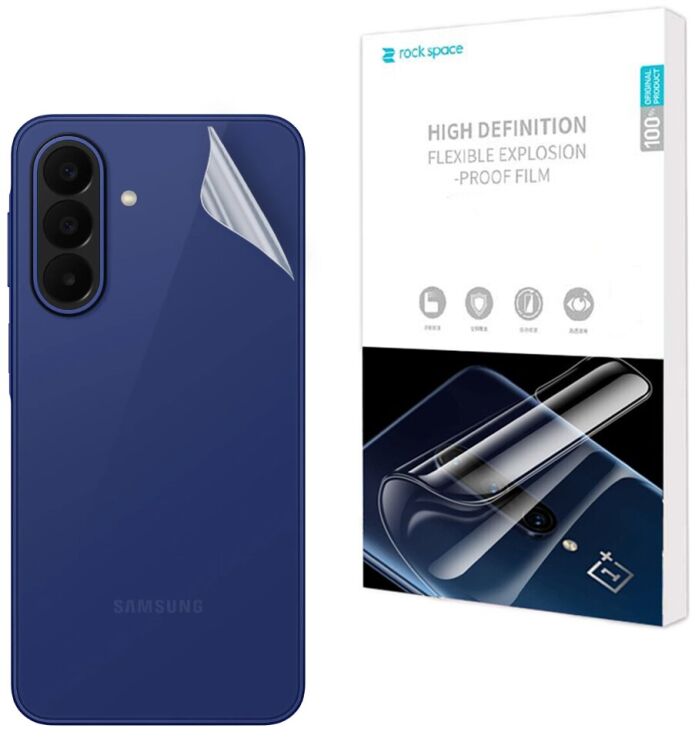 Захисна плівка на задню панель RockSpace Explosion-Proof SuperClear для Samsung Galaxy A27 (A276) (408661) Захисна плівка на задню панель RockSpace Explosion-Proof SuperClear для Samsung Galaxy A27 (A276): фото 1 з 9