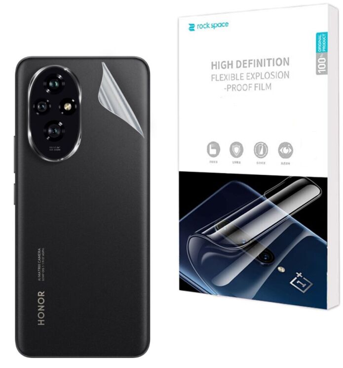 Захисна плівка на задню панель RockSpace SuperClear для Honor 200: фото 1 з 9