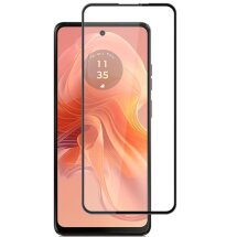 Захисне скло AMORUS Full Glue Tempered Glass для Motorola Moto G24 / G24 Power / G04 / G04s / E14 - Black: фото 1 з 9