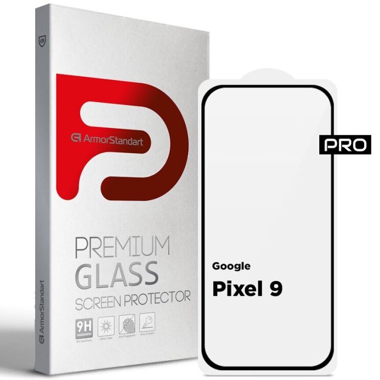 Защитное стекло ArmorStandart Pro 5D для Google Pixel 9 - Black: фото 1 из 7