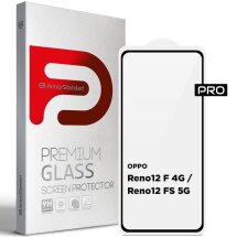 Захисне скло ArmorStandart Pro 5D для OPPO Reno 12 F/FS - Black: фото 1 з 6
