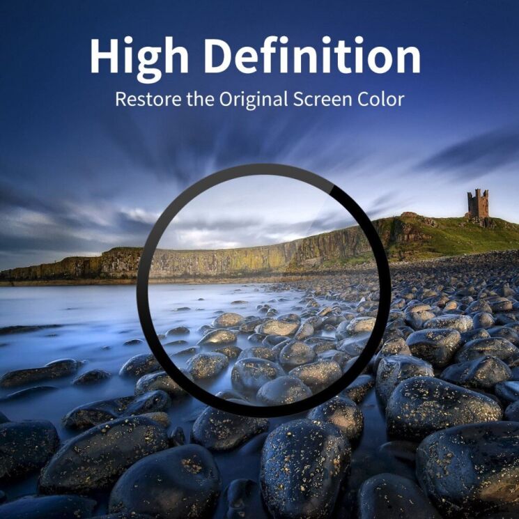 Защитное стекло ENKAY 9H Screen Protector для Samsung Galaxy Watch 5 (40mm) - Black: фото 5 из 8