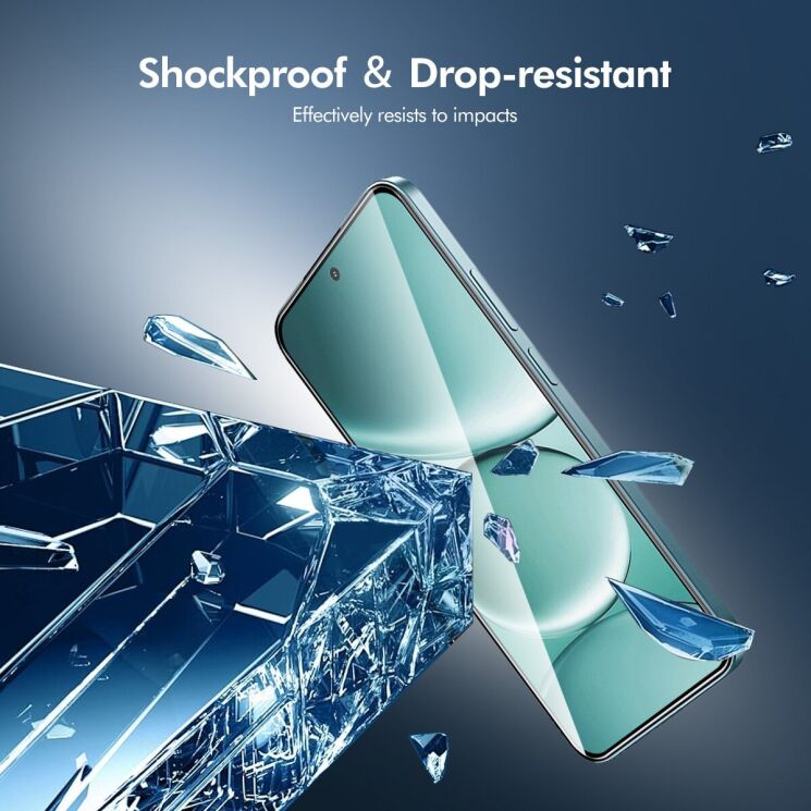 Захисне скло ENKAY Easy Install Full Glue для Xiaomi Redmi Note 17 Pro - Black: фото 5 з 7