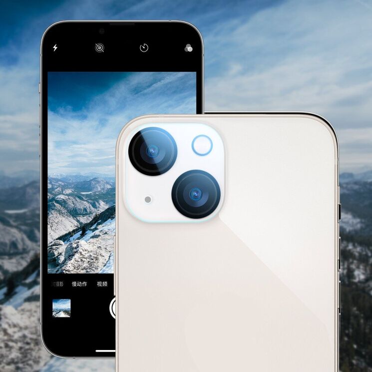 Защитное стекло ESR Camera Lens для Apple iPhone 13 / 13 mini - Black: фото 8 из 9