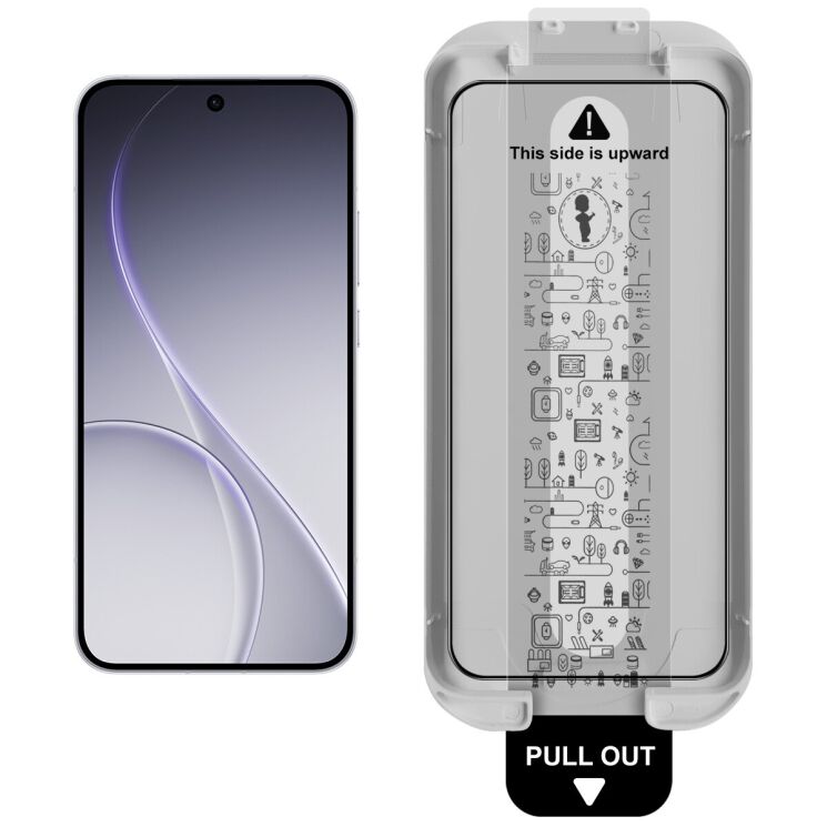 Защитное стекло IMAK Easy Install Full Glue для OPPO Reno 15 - Black: фото 2 из 9