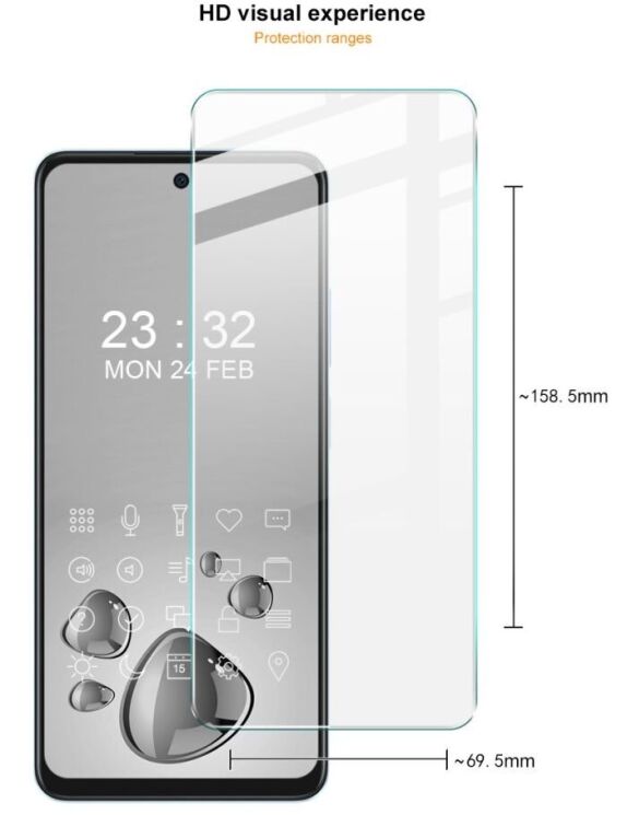 Защитное стекло IMAK H Screen Guard для OPPO A60: фото 8 из 10