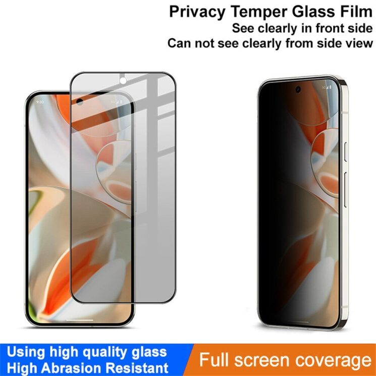 Захисне скло IMAK HighPrivacy для Google Pixel 9 Pro XL - Black: фото 6 з 10