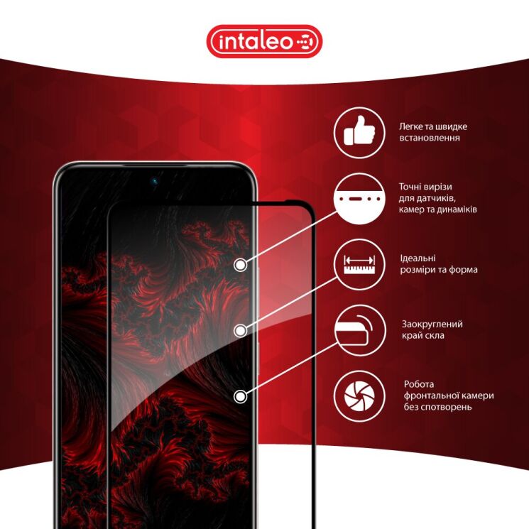 Защитное стекло Intaleo Full Glue для Infinix Hot 50 Pro - Black: фото 4 из 9