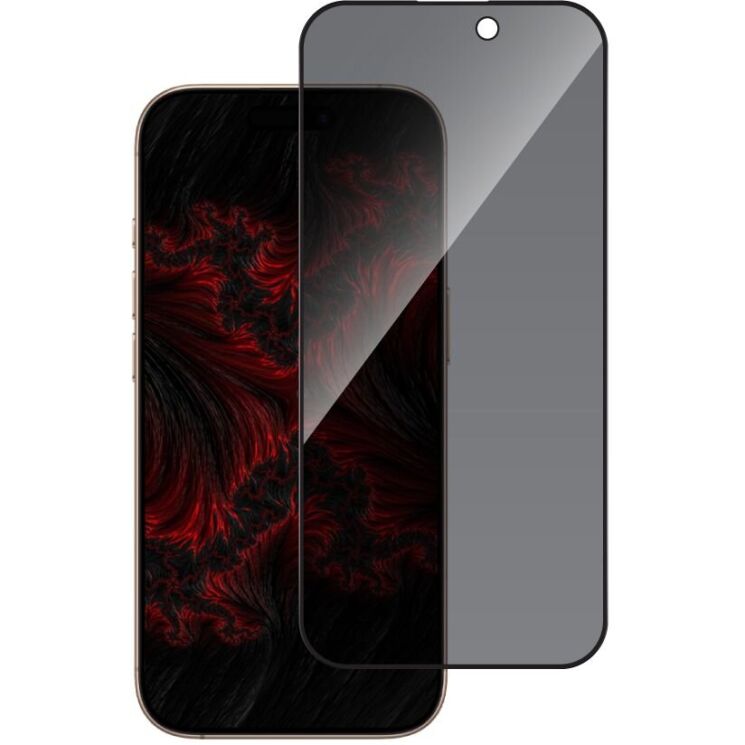 Защитное стекло Intaleo Privacy для iPhone 17 Pro Max - Black: фото 2 из 10