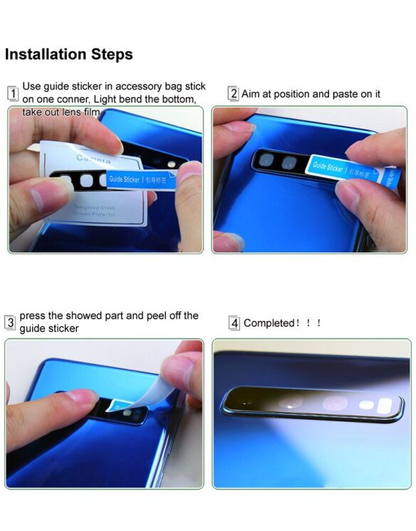 Защитное стекло на камеру IMAK Black Glass Lens для Motorola Edge 50 Fusion - Black: фото 9 из 9