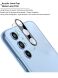 Защитное стекло на камеру IMAK Black Glass Lens для Samsung Galaxy A54 (A546) - Black (319939B). Фото 9 из 14