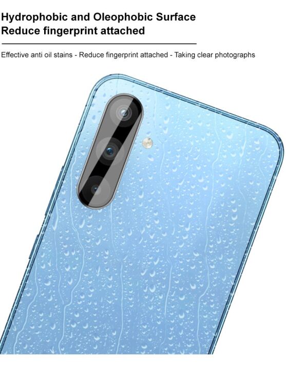 Защитное стекло на камеру IMAK Black Glass Lens для Samsung Galaxy A54 (A546) - Black: фото 10 из 14