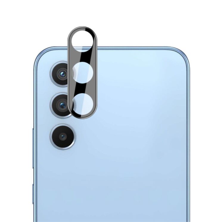 Защитное стекло на камеру IMAK Black Glass Lens для Samsung Galaxy A54 (A546) - Black: фото 4 из 14