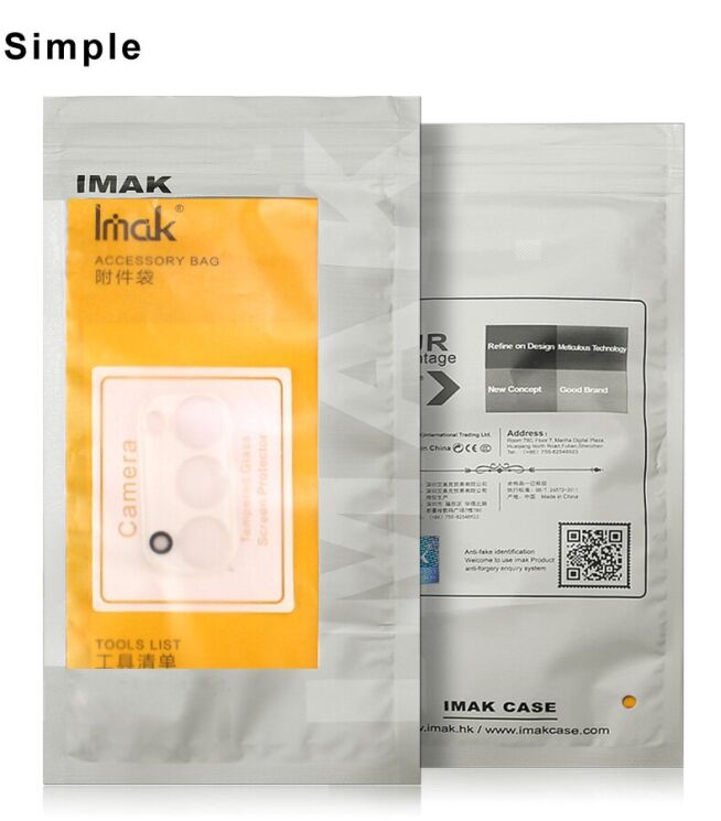 Защитное стекло на камеру IMAK Camera Lens Protector для Apple iPhone 12 Pro: фото 12 из 12