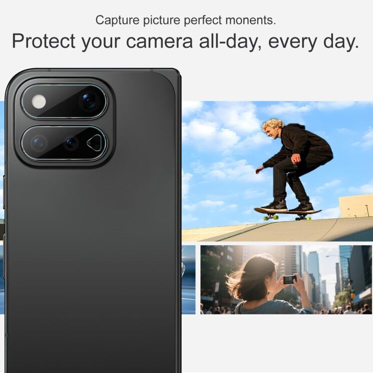 Защитное стекло на камеру IMAK Lens Protector для Google Pixel 11 Pro Fold: фото 6 из 8